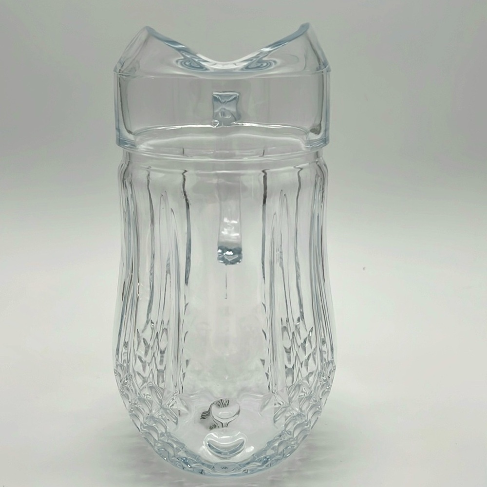 Gibson Home Brunson Glass Pitcher - Diamond Pattern - Picture 3 of 11